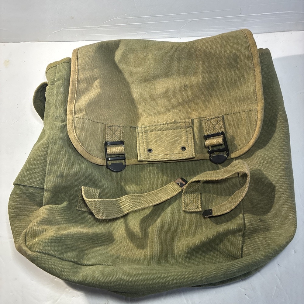 VINTAGE - Knapsack Bag Backpack Messenger Buckle (FC93-2Q2031